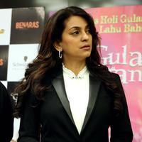 Juhi Chawla - Madhuri Dixit & Juhi Chawla promote Gulaab Gang Photos