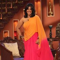 Ekta Kapoor - Promotion of film Ragini MMS 2 on the sets of Comedy Nights with Kapil Photos | Picture 722859