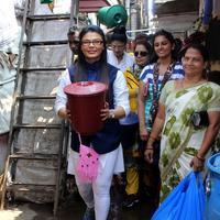 Rakhi Sawant distributes dustbins to needy people Stills | Picture 725341