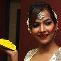 Tanisha Singh - Tanisha Singh celebrates Holi Stills | Picture 726539