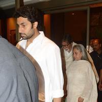 Abhishek Bachchan - Condolence meeting of Bobby Chawla Stills