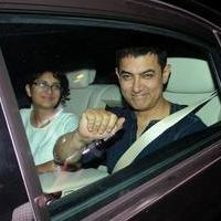 Aamir Khan - Aamir Khan celebrates his 49th birthday at Imrans residence Photos