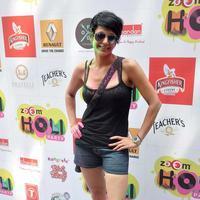 Mandira Bedi - Celebrities enjoy Holi 2014 Photos
