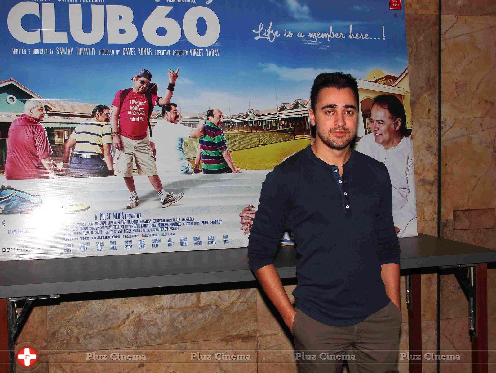 Imran Khan - Special screening of film Club 60 Photos | Picture 733320
