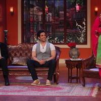 Tusshar Kapoor - Jeetendra on the sets of Comedy Nights With Kapil Photos