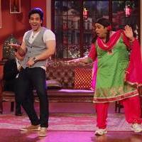 Jeetendra on the sets of Comedy Nights With Kapil Photos
