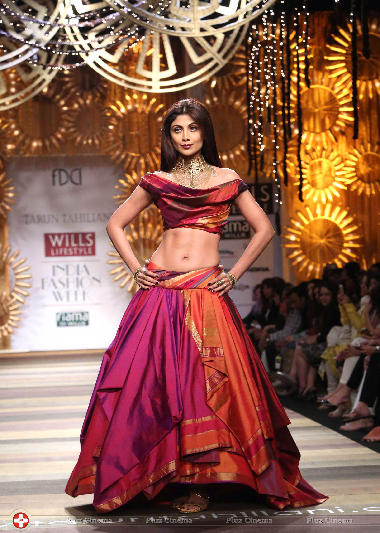 Shilpa Shetty - Promotion of film Dishkiyaoon at the Wills Lifestyle India Fashion Week 2014 Photos | Picture 734991