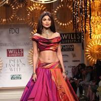 Shilpa Shetty - Promotion of film Dishkiyaoon at the Wills Lifestyle India Fashion Week 2014 Photos | Picture 734988
