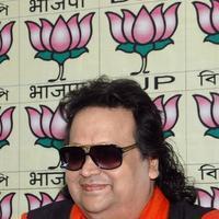 Bappi Lahiri - BJP candidate Bappi Lahiri press conference Photos
