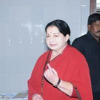 Jayalalitha - Stars at April 2014 Elections Photos