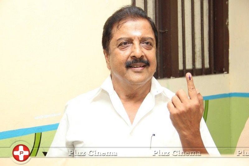 Sivakumar - Stars at April 2014 Elections Photos | Picture 747665