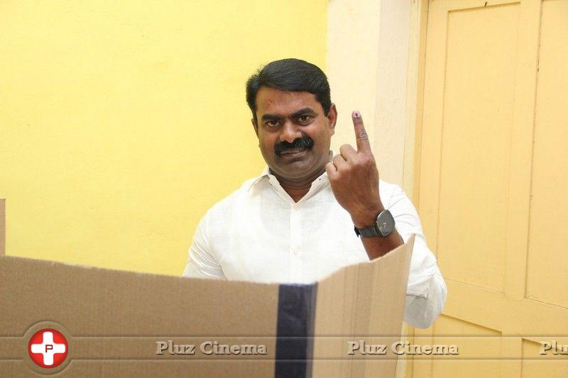 Seeman - Stars at April 2014 Elections Photos | Picture 747678