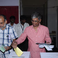 S. A. Chandrasekhar - South Indian Film Chamber Election 2014 Photos