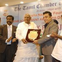 Felicitation to Padma Bhushan Dr. Kamal Haasan by Chief Guest Dr.K.Rosaiah Governor of Tamil Nadu Photos | Picture 788337