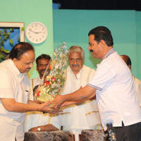 Dr. Balasubramaniam at Y Gee Mahendran 60th Stage Show of Irandam Ragasiyam Photos