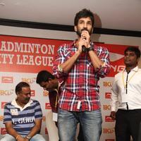 Aadhi Pinisetty - Indian Badminton Celebrity League Press Meet Photos
