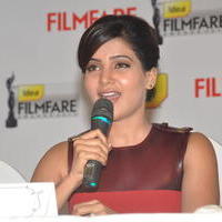 Samantha Ruth Prabhu - Samantha at 61st Idea Filmfare Awards 2013 Press Meet Photos | Picture 771799