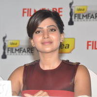 Samantha Ruth Prabhu - Samantha at 61st Idea Filmfare Awards 2013 Press Meet Photos | Picture 771820