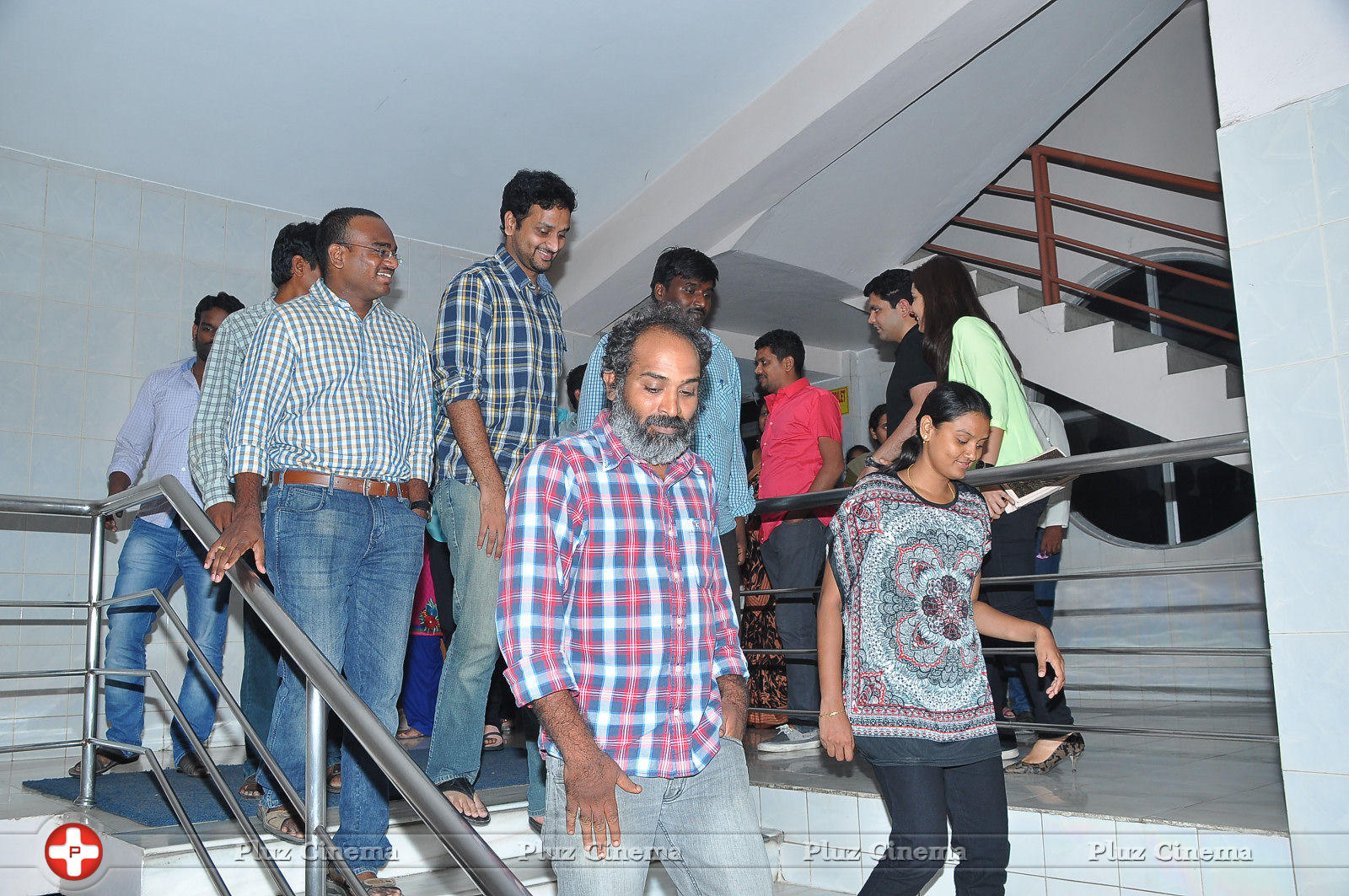 Oohalu Gusagusalade Movie Team Visits Bhramaramba Theatre Photos | Picture 773949