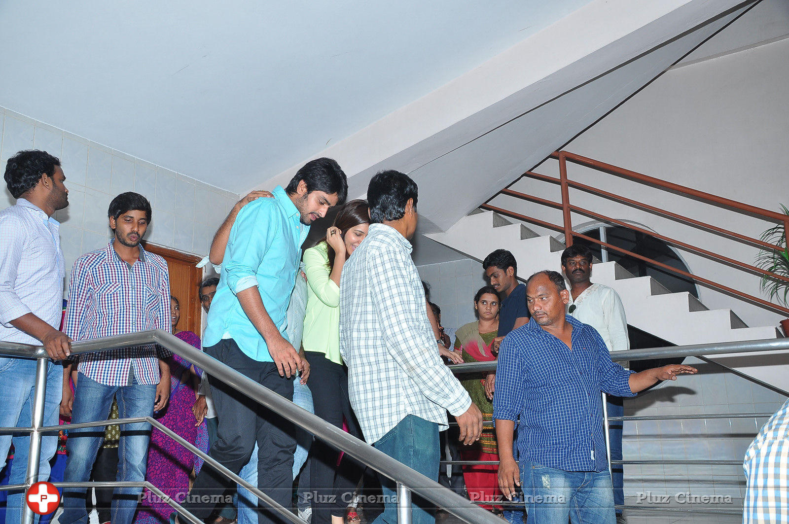 Naga Shaurya - Oohalu Gusagusalade Movie Team Visits Bhramaramba Theatre Photos | Picture 773950