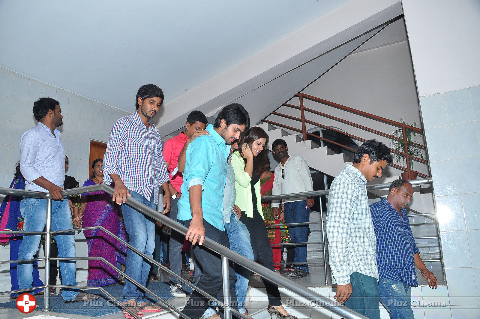Oohalu Gusagusalade Movie Team Visits Bhramaramba Theatre Photos | Picture 773951