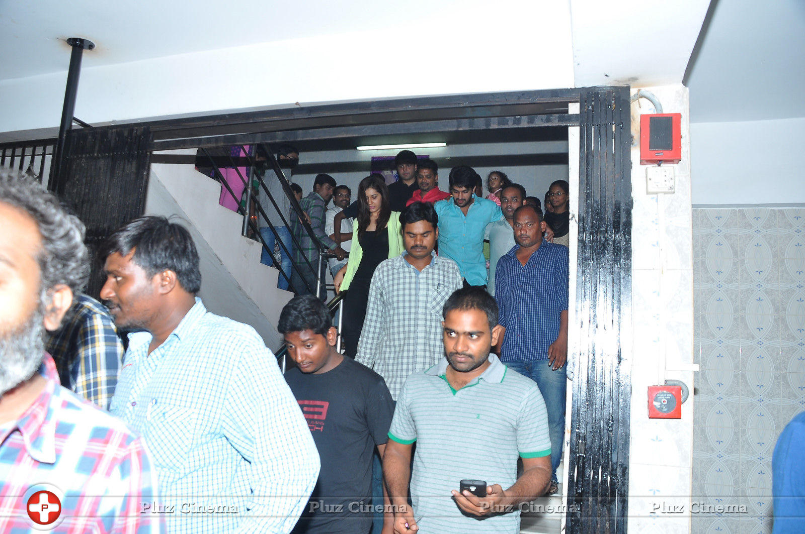 Oohalu Gusagusalade Movie Team Visits Bhramaramba Theatre Photos | Picture 773959
