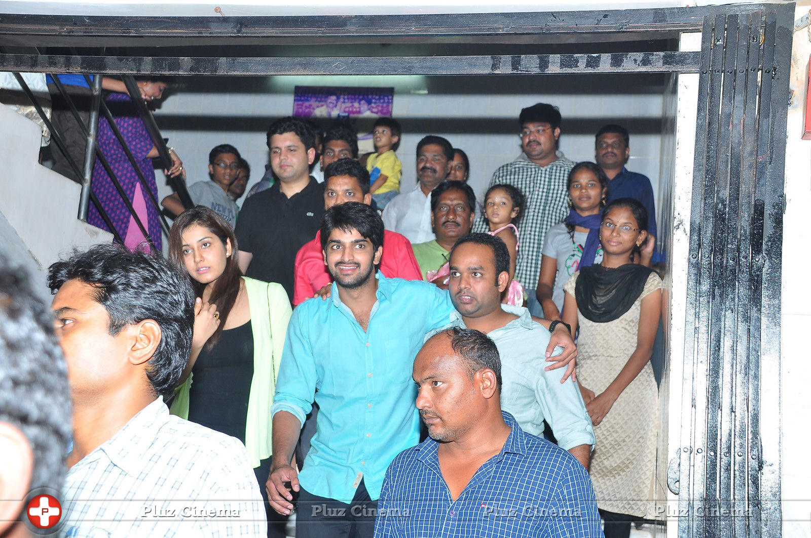 Naga Sourya - Oohalu Gusagusalade Movie Team Visits Bhramaramba Theatre Photos | Picture 773961