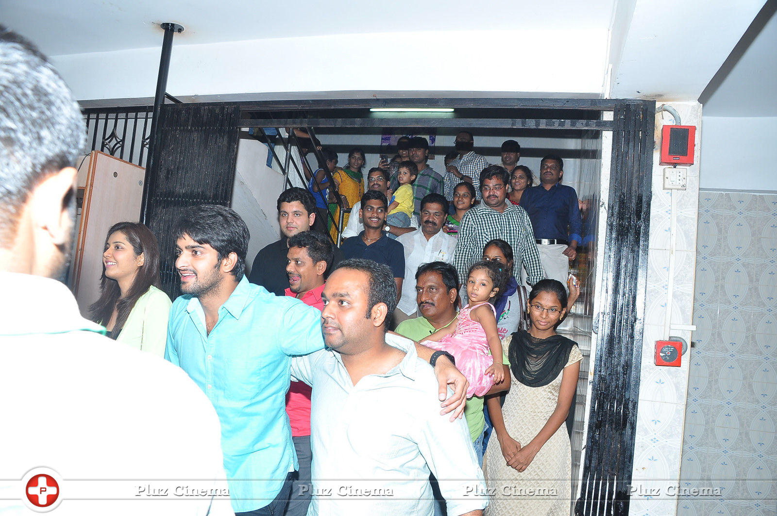 Naga Sourya - Oohalu Gusagusalade Movie Team Visits Bhramaramba Theatre Photos | Picture 773962
