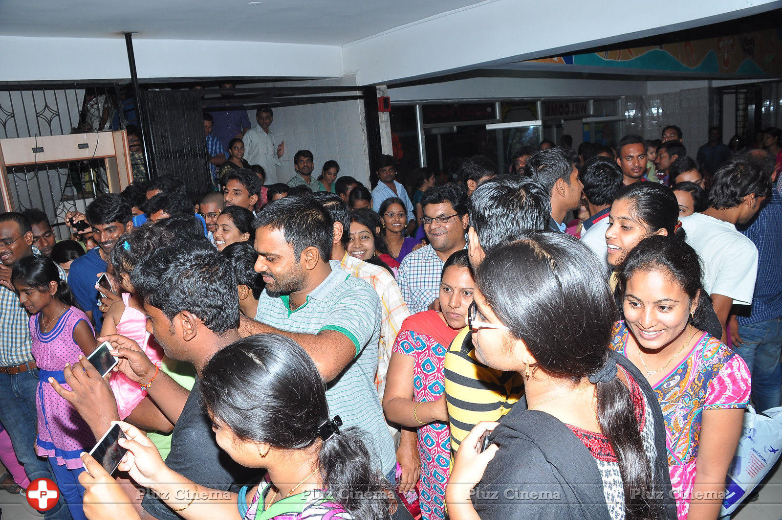 Oohalu Gusagusalade Movie Team Visits Bhramaramba Theatre Photos | Picture 773978