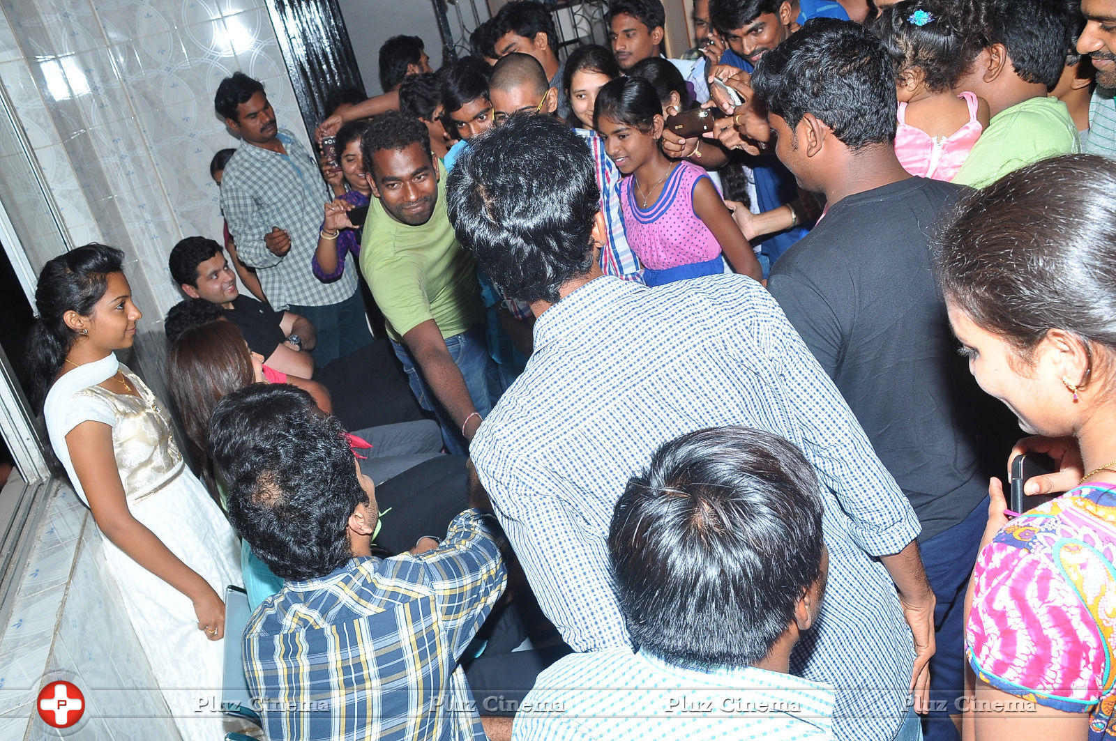 Oohalu Gusagusalade Movie Team Visits Bhramaramba Theatre Photos | Picture 773984