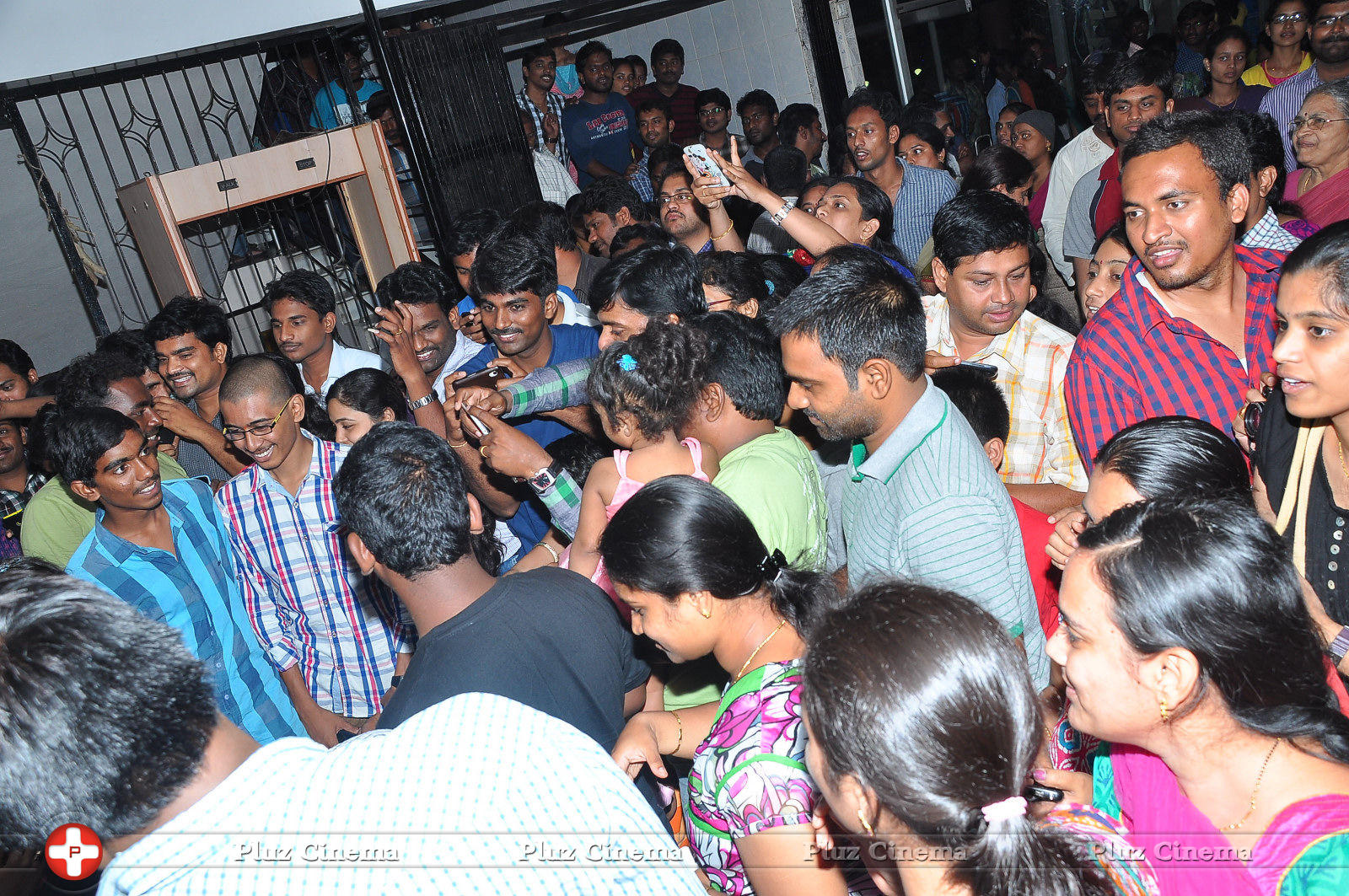 Oohalu Gusagusalade Movie Team Visits Bhramaramba Theatre Photos | Picture 773985