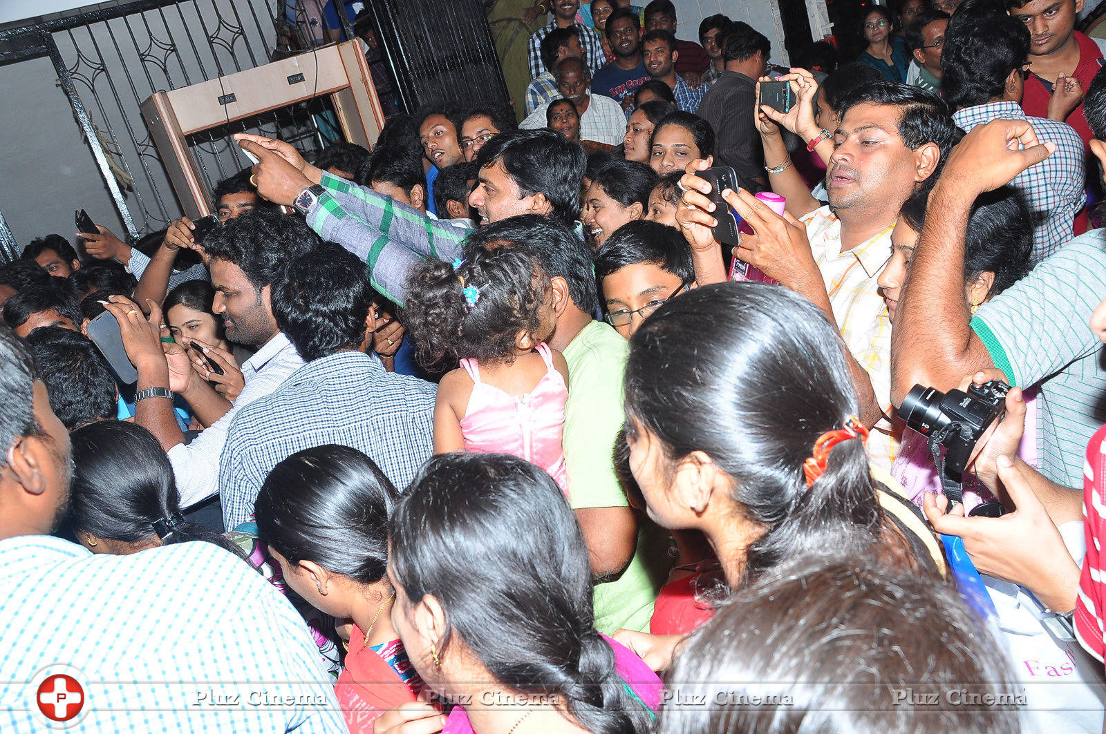 Oohalu Gusagusalade Movie Team Visits Bhramaramba Theatre Photos | Picture 773989