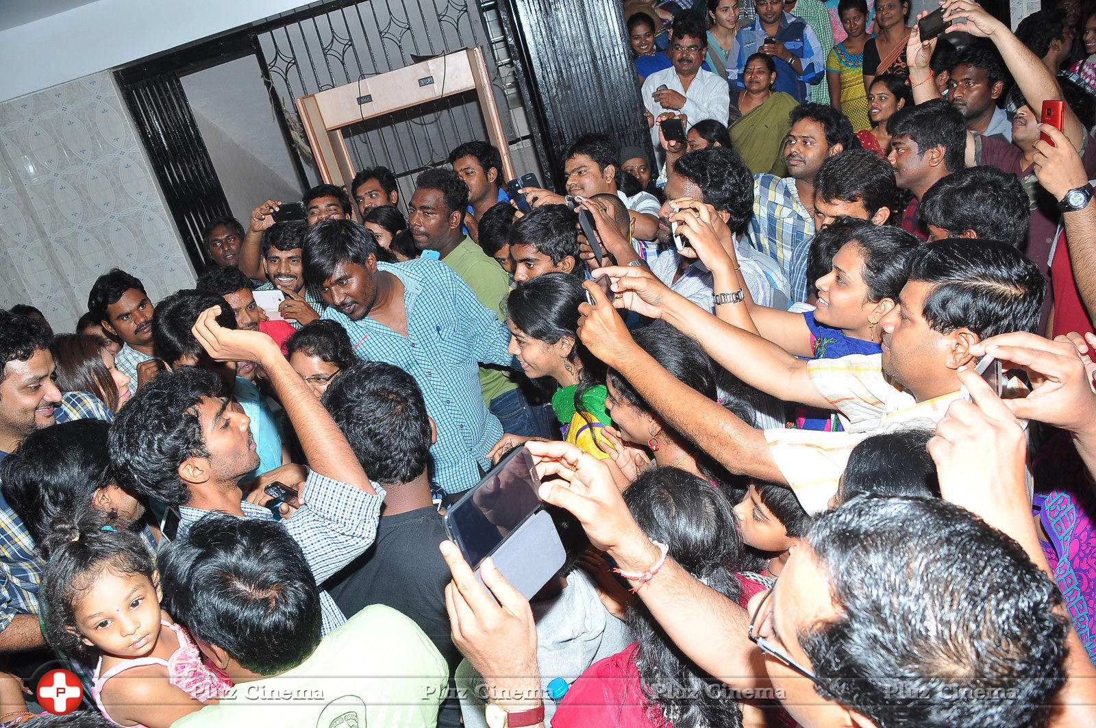Oohalu Gusagusalade Movie Team Visits Bhramaramba Theatre Photos | Picture 774002