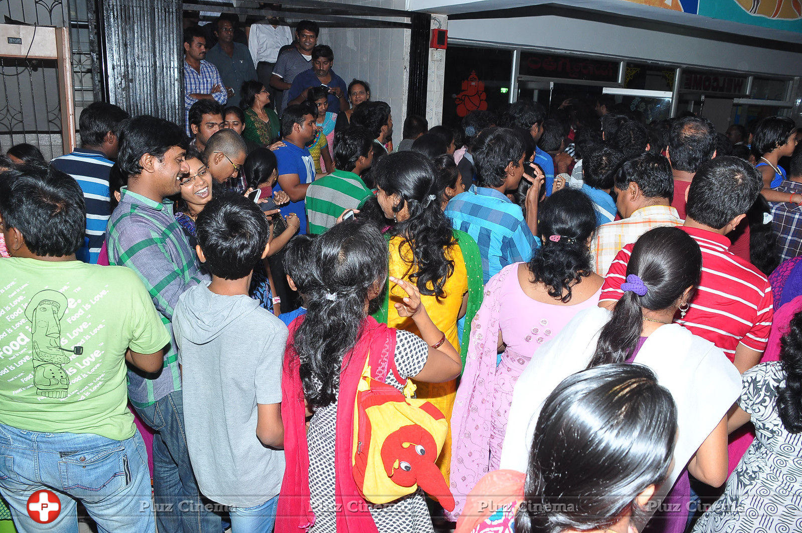 Oohalu Gusagusalade Movie Team Visits Bhramaramba Theatre Photos | Picture 774007
