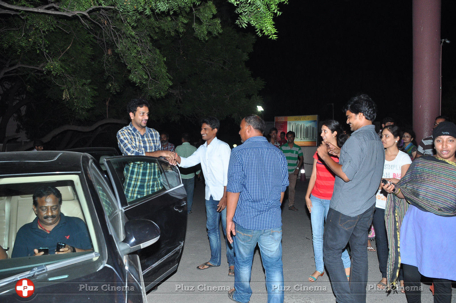 Oohalu Gusagusalade Movie Team Visits Bhramaramba Theatre Photos | Picture 774016
