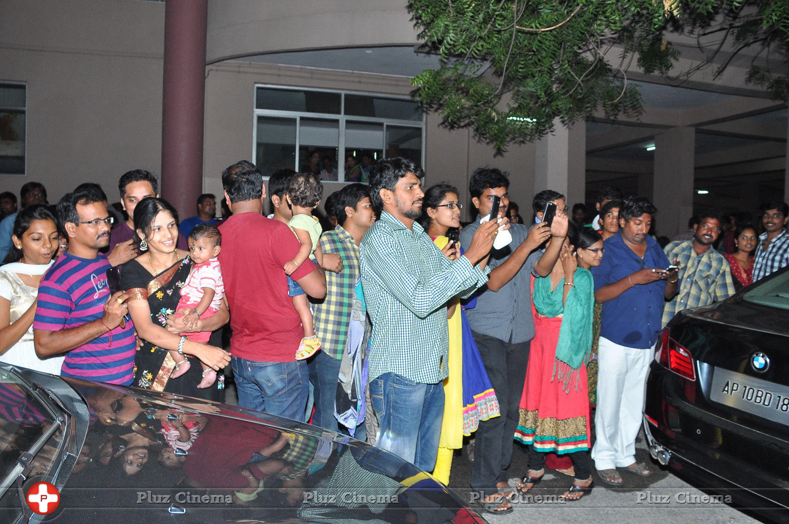 Oohalu Gusagusalade Movie Team Visits Bhramaramba Theatre Photos | Picture 774019