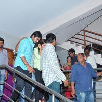 Naga Shaurya - Oohalu Gusagusalade Movie Team Visits Bhramaramba Theatre Photos