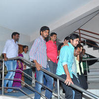 Naga Sourya - Oohalu Gusagusalade Movie Team Visits Bhramaramba Theatre Photos | Picture 773952