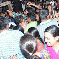 Oohalu Gusagusalade Movie Team Visits Bhramaramba Theatre Photos | Picture 773987