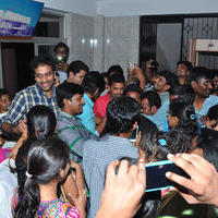 Oohalu Gusagusalade Movie Team Visits Bhramaramba Theatre Photos | Picture 774001