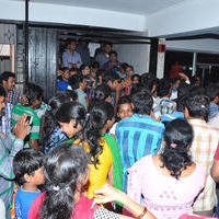 Oohalu Gusagusalade Movie Team Visits Bhramaramba Theatre Photos | Picture 774005