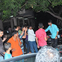 Oohalu Gusagusalade Movie Team Visits Bhramaramba Theatre Photos | Picture 774012