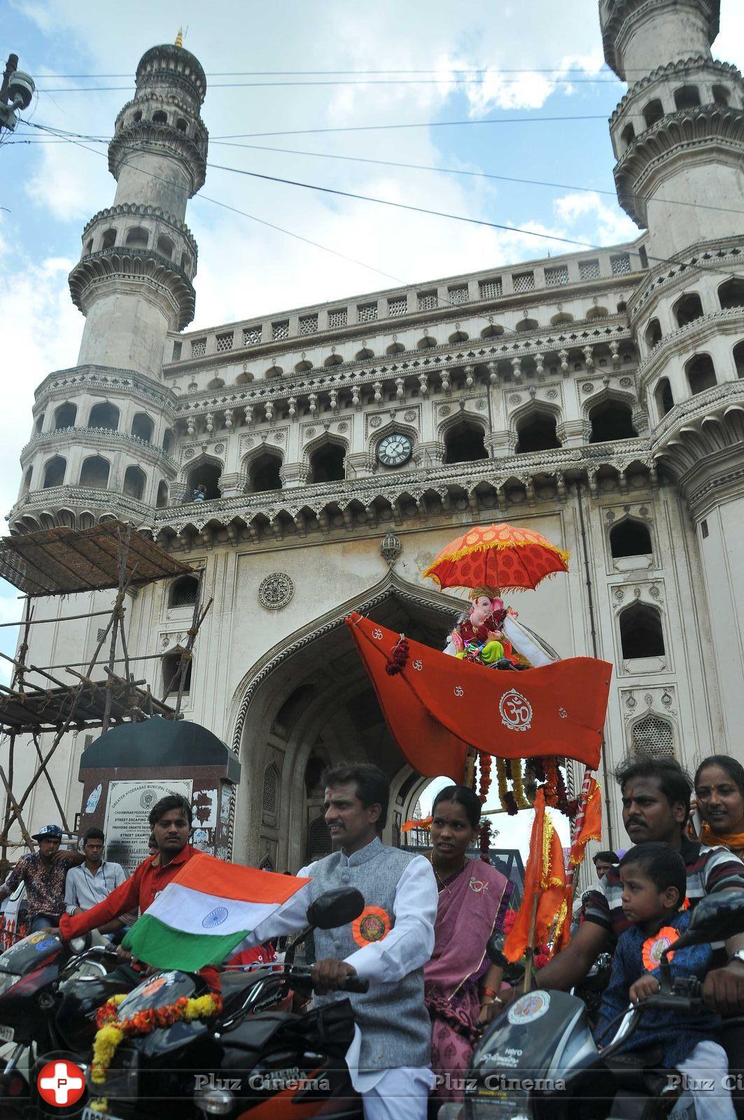 Ganesh Immersion Procession at Charminar Photos | Picture 821212
