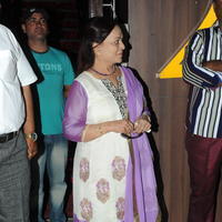 Vijaya Nirmala - Krishna and Vijaya Nirmala at Aagadu Movie Preview Photos